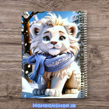 دفتر 100 برگ جلد سخت