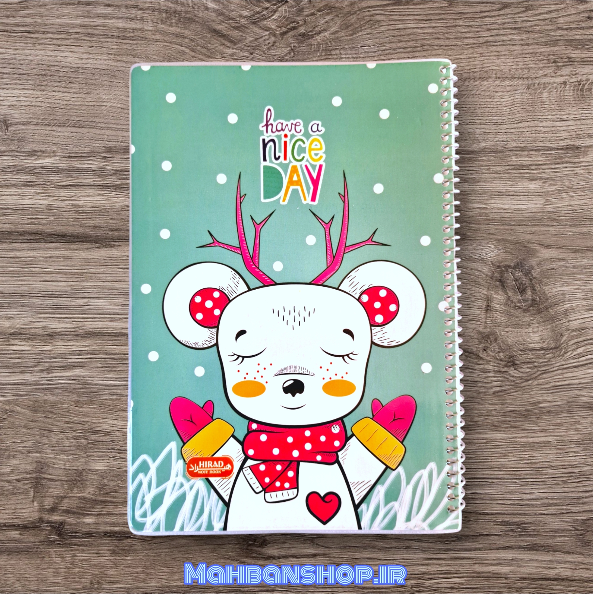 دفتر 60 برگ مجلد هیراد