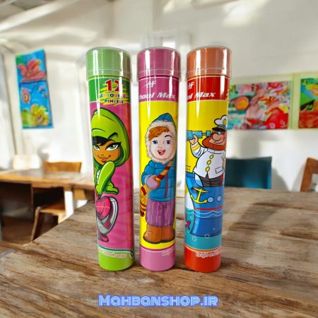 مدادرنگی اسکول مکس 12 رنگ لوله‌ای